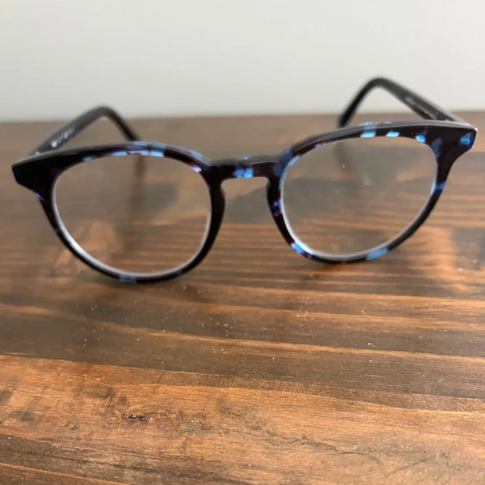 Warby Parker Sadie Riverbed Tortoise Blue Men’s or Women's Glasses Frames